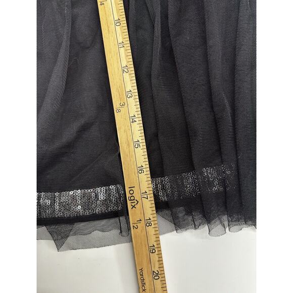 Disney D-Signed Girls Skirt Size XL Black Tulle Sequin Dress Up - Picture 6 of 7